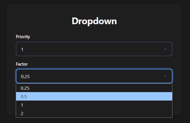 Dropdown
