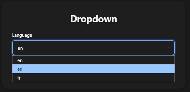 Dropdown