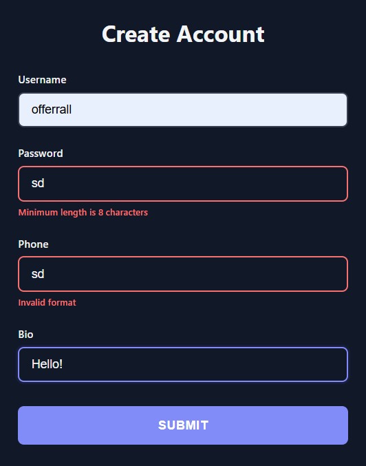 String Constraints